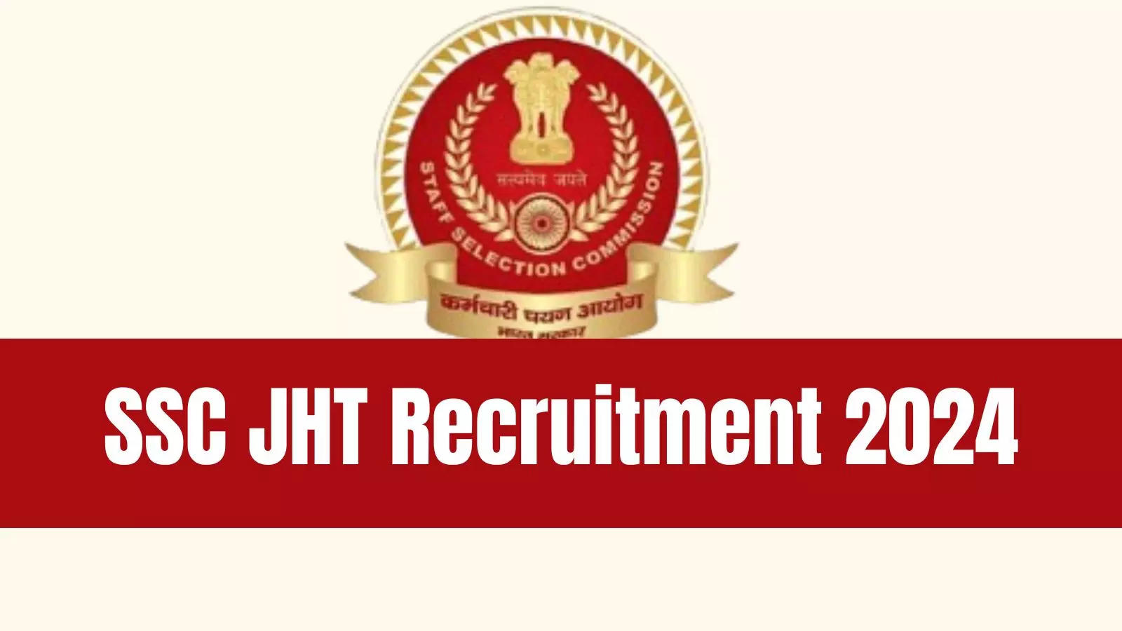 SSC JHT, SHT 2024 application window closes today for 312 posts: Here’s the direct link to apply​Latest Education news – Board Exam Results, Admit Cards, Exam Paper Analysis and Question Papers | Times of India